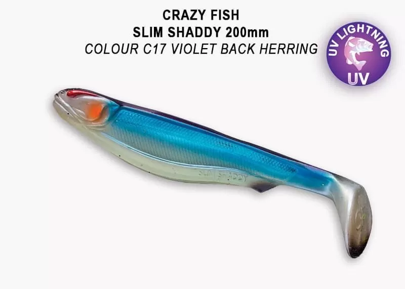 силиконовые приманки Slim shaddy 6.4" 57-160-C17-1