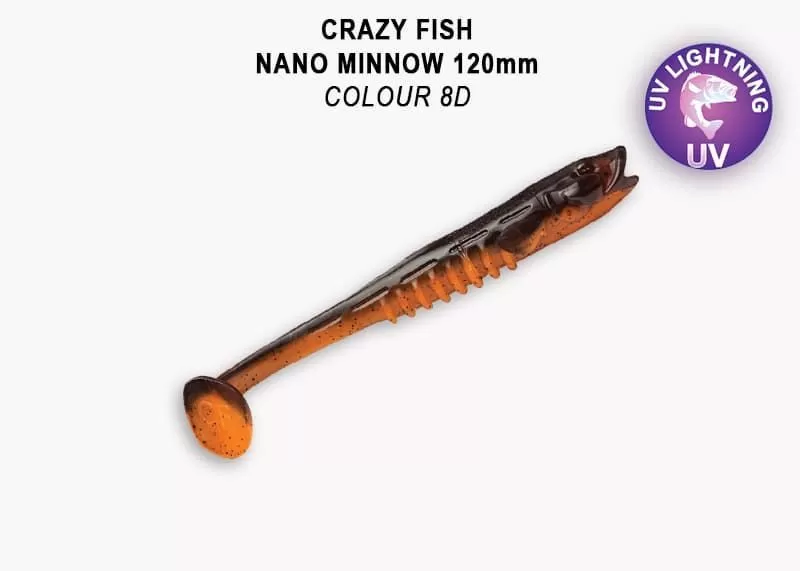 силиконовые приманки Nano minnow 5" 55-120-8d-7