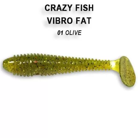 силиконовые приманки Vibro fat 2.7" 1-71-1-4