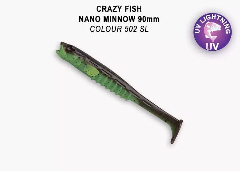 силиконовые приманки Nano minnow 3.5" 54-90-502SL-7
