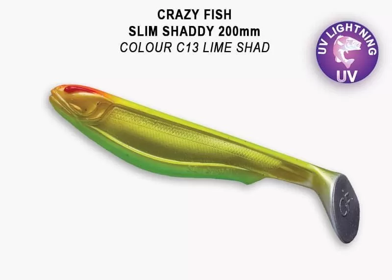 силиконовые приманки Slim shaddy 6.4" 57-160-C13-1
