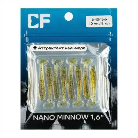 Nano minnow 1.6" 6-40-16-6