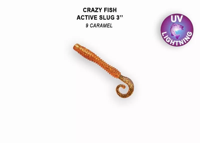 силиконовые приманки Active slug 3" 30-70-9-6