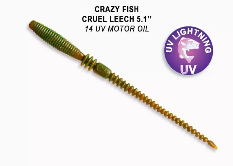 силиконовые приманки Cruel leech 5.1" 42-130-14-6
