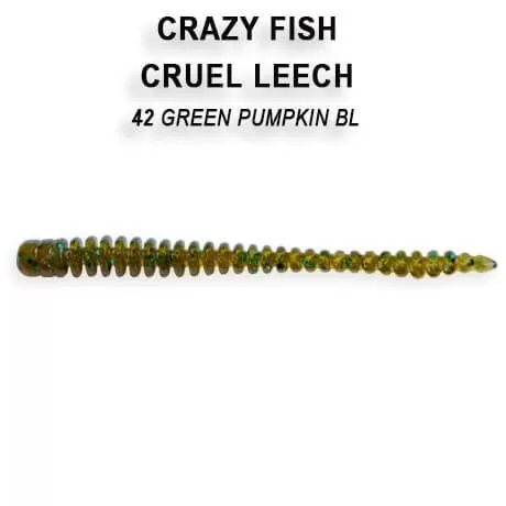 силиконовые приманки Cruel leech 2.2" 8-55-42-4