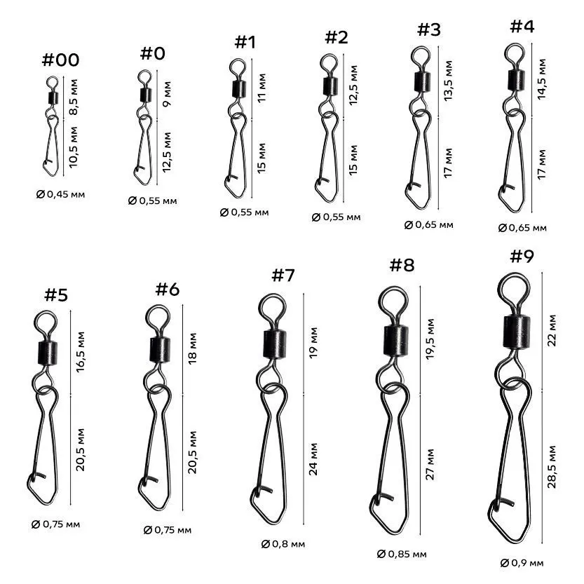 Карабин CF Frame snap с вертлюгом #7