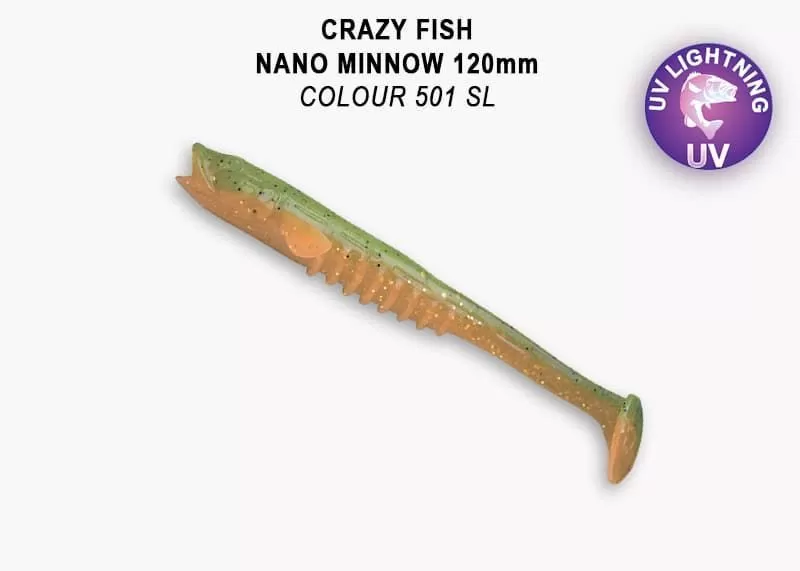силиконовые приманки Nano minnow 5" 55-120-501SL-7-F