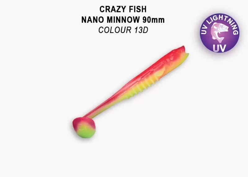 силиконовые приманки Nano minnow 3.5" 54-90-13d-7