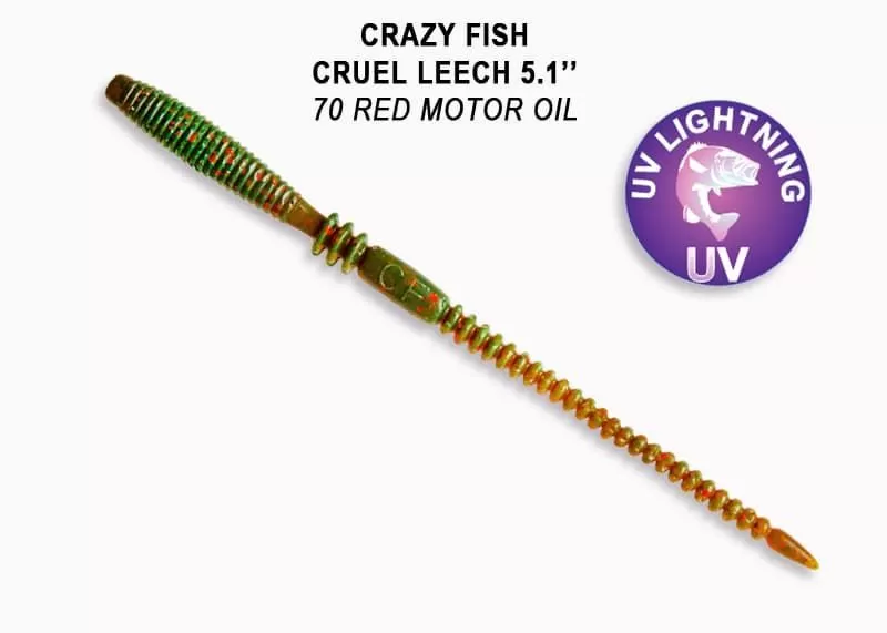 силиконовые приманки Cruel leech 5.1" 41-130-70-6