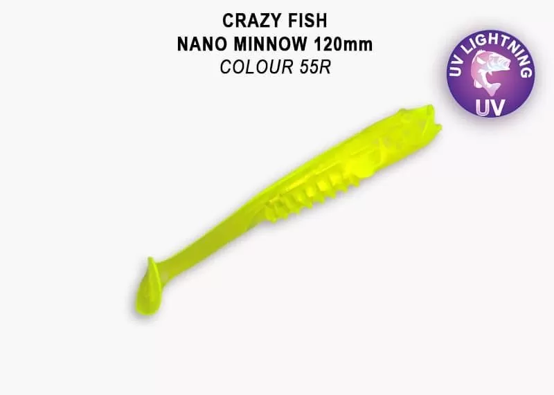 силиконовые приманки Nano minnow 3.5" 54-90-55R-7