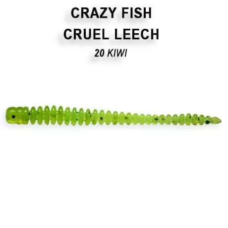 силиконовые приманки Cruel leech 2.2" 8-55-20-4