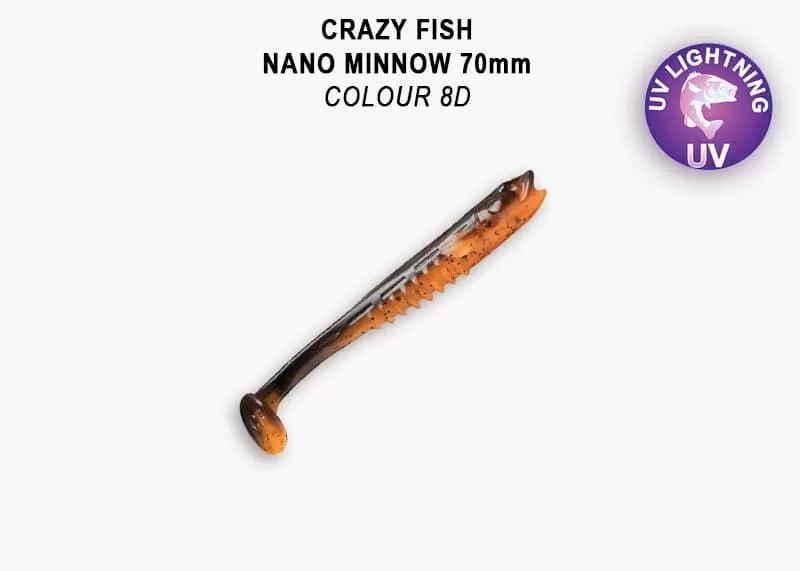 силиконовые приманки Nano minnow 2.8" 53-70-8d-7