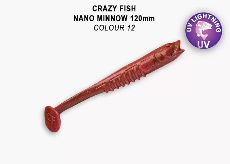 силиконовые приманки Nano minnow 5" 55-120-12-7-F