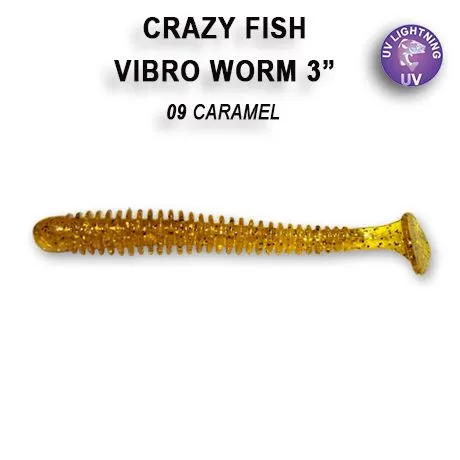 силиконовые приманки Vibro worm 3" 11-75-9-5
