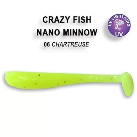 силиконовые приманки Nano minnow 1.6" 6-40-6-5