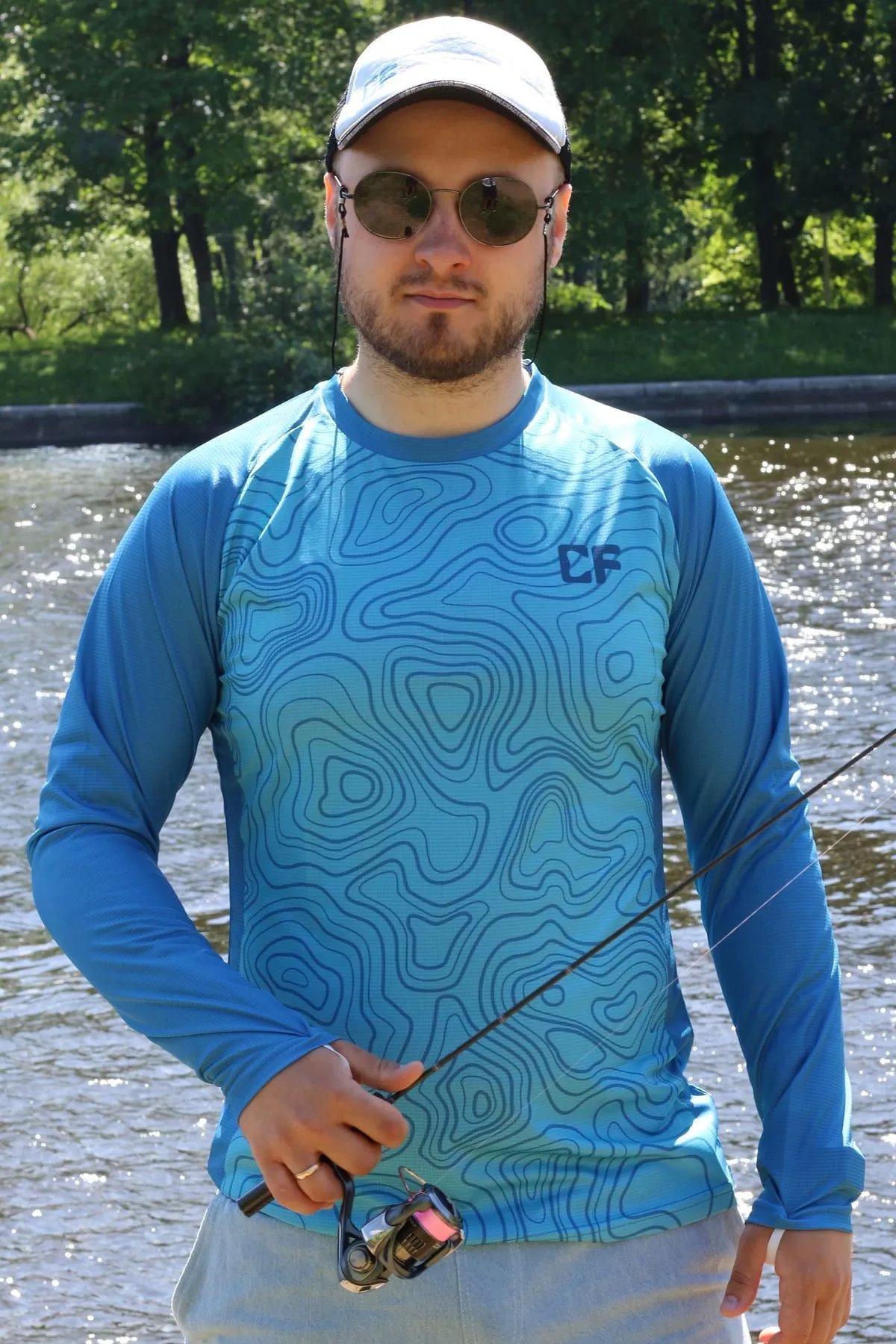 Джерси CF Maps blue