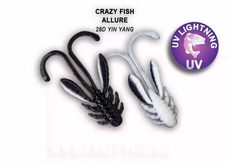 силиконовые приманки Allure 1.6" 23-40-28d-6