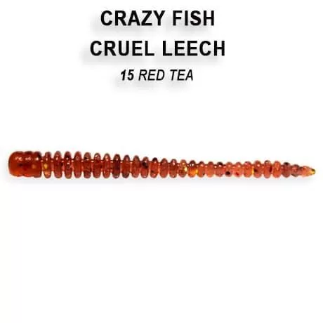 силиконовые приманки Cruel leech 2.2" 8-55-15-6