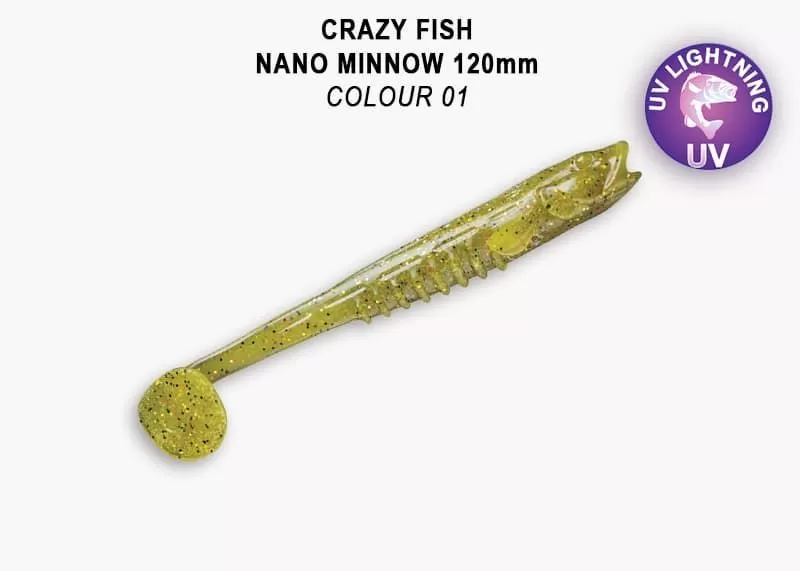 силиконовые приманки Nano minnow 5" 55-120-1-7-F