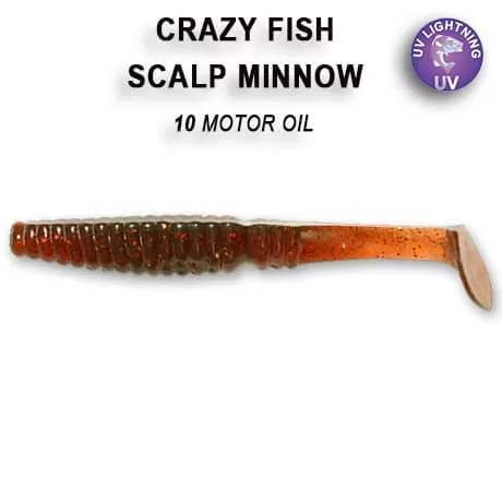 силиконовые приманки Scalp minnow 4" 18-100-10-5