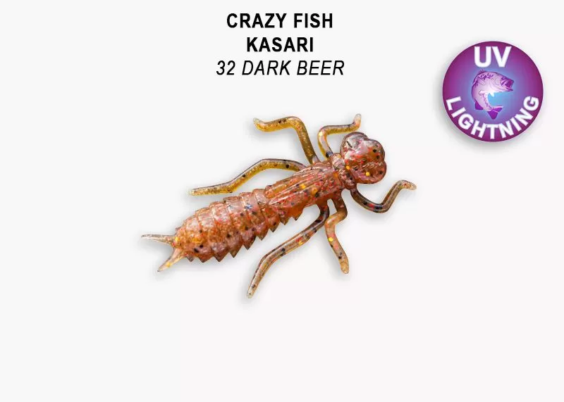 силиконовые приманки Kasari 1.6" 51-40-32-7-F