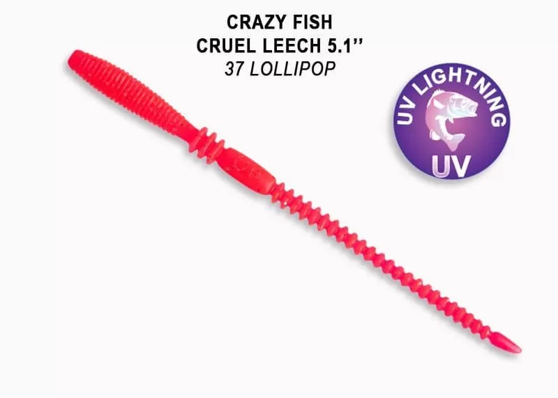 силиконовые приманки Cruel leech 5.1" 41-130-37-6