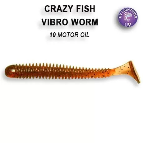 силиконовые приманки Vibro worm 2" 3-50-10-1