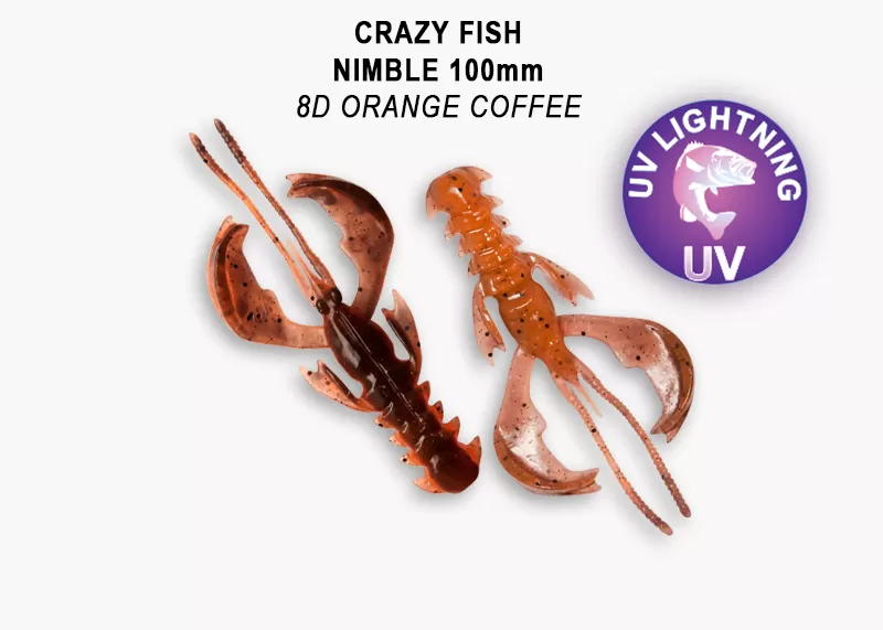 силиконовые приманки Nimble 4" 43-100-8d-6