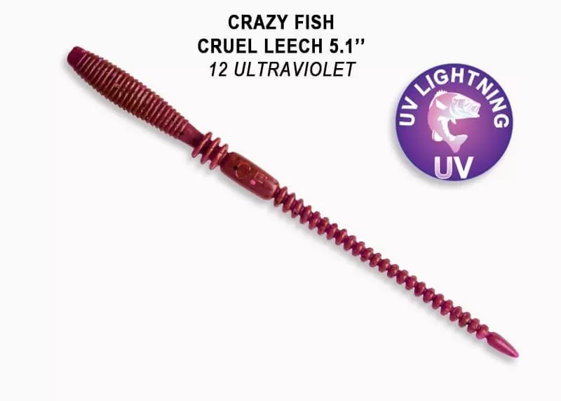 силиконовые приманки Cruel leech 5.1" 42-130-12-6