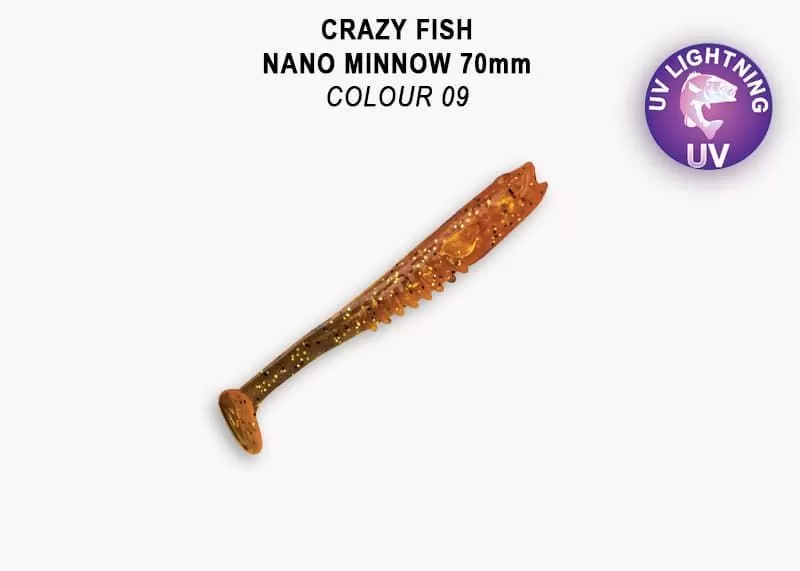 силиконовые приманки Nano minnow 2.8" 53-70-9-7