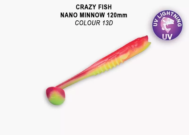 силиконовые приманки Nano minnow 5" 55-120-13d-7-F