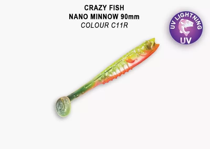 силиконовые приманки Nano minnow 3.5" 54-90-C11R-7