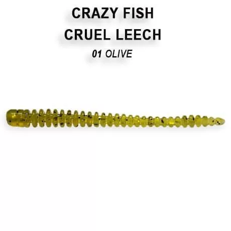 силиконовые приманки Cruel leech 2.2" 8-55-1-1
