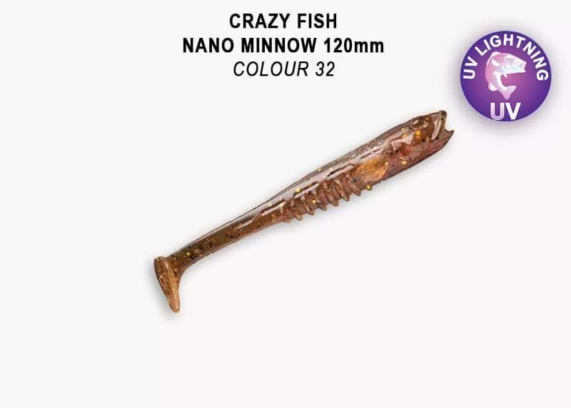 силиконовые приманки Nano minnow 5" 55-120-32-7