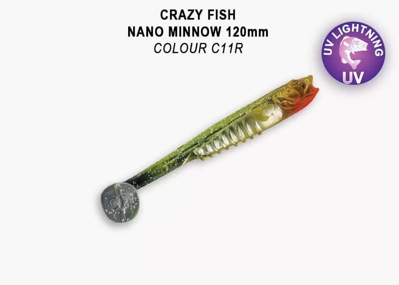 силиконовые приманки Nano minnow 5" 55-120-C11R-7