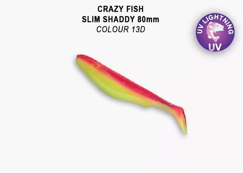 силиконовые приманки Slim shaddy 3.2" 56-80-13d-7-F
