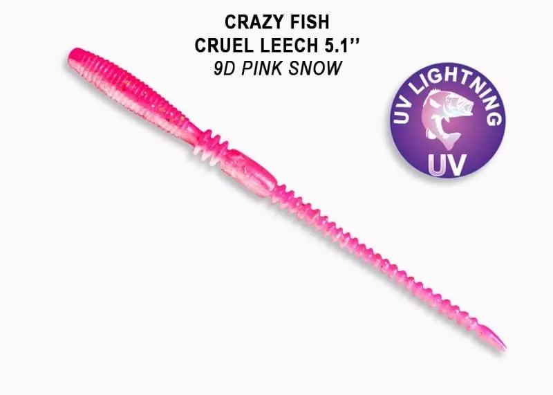 силиконовые приманки Cruel leech 5.1" 41-130-9d-6